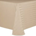 thumbnail image 1 of Ultimate Textile (2 Pack) Satin-Stripe 108 x 156-Inch Rectangular Tablecloth - for Wedding and Catering, Hotel or Home Dining use, Cafe, 1 of 3