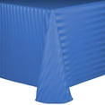 thumbnail image 1 of Ultimate Textile (2 Pack) Satin-Stripe 108 x 156-Inch Rectangular Tablecloth - for Wedding and Catering, Hotel or Home Dining use, Periwinkle Blue, 1 of 3