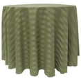 thumbnail image 1 of Ultimate Textile (2 Pack) Satin-Stripe 120-Inch Round Tablecloth - for Wedding and Catering, Hotel or Home Dining use, Army Green, 1 of 3