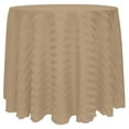 thumbnail image 1 of Ultimate Textile (2 Pack) Satin-Stripe 60-Inch Round Tablecloth - for Wedding and Catering, Hotel or Home Dining use, Toast Dark Brown, 1 of 3
