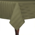 thumbnail image 1 of Ultimate Textile (2 Pack) Satin-Stripe 60 x 108-Inch Rectangular Tablecloth - for Wedding and Catering, Hotel or Home Dining use, Army Green, 1 of 3
