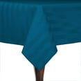 thumbnail image 1 of Ultimate Textile (2 Pack) Satin-Stripe 60 x 60-Inch Square Tablecloth - for Wedding and Catering, Hotel or Home Dining use, Lagoon Blue, 1 of 3