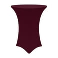 thumbnail image 1 of Ultimate Textile 24-Inch Round 42"H Fitted Stretch Table Cover, 1 of 2