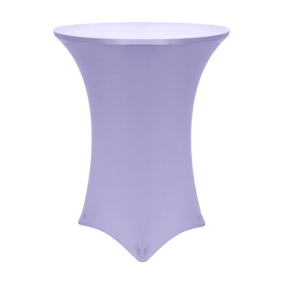 Ultimate Textile 24-Inch Round 42"H Fitted Stretch Table Cover