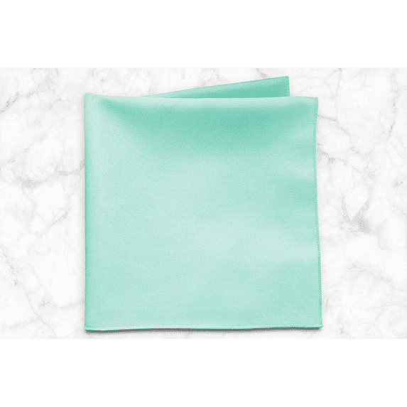 Ultimate Textile (3 Dozen) 17 x 17-Inch Polyester Cloth Napkins - for Wedding, Restaurant or Banquet use, Caribbean Blue