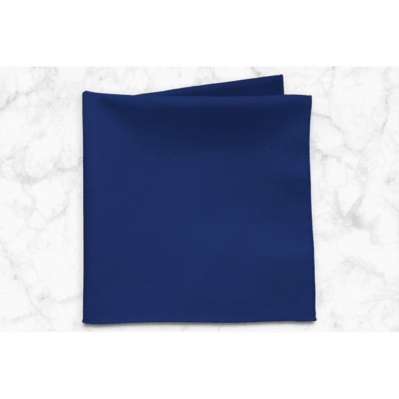 Ultimate Textile (3 Dozen) 17 x 17-Inch Polyester Cloth Napkins - for Wedding, Restaurant or Banquet use, Deep Royal Blue