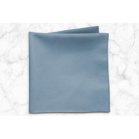 Ultimate Textile (3 Dozen) 17 x 17-Inch Polyester Cloth Napkins - for Wedding, Restaurant or Banquet use, Slate Blue
