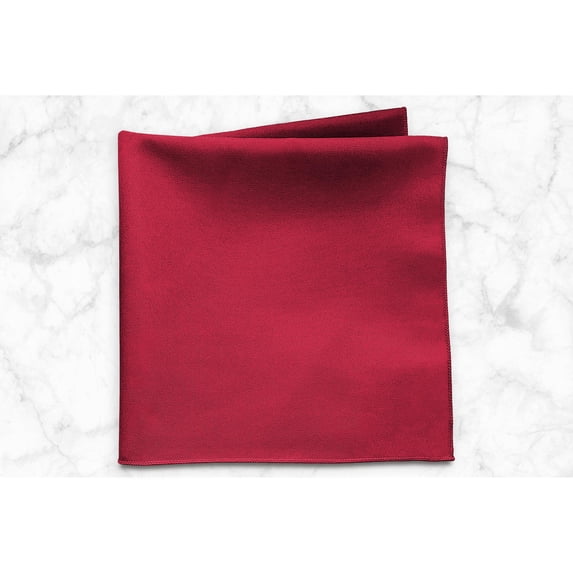 Ultimate Textile (3 Dozen) 20 x 20-Inch Polyester Cloth Dinner Napkins - for Wedding, Restaurant or Banquet use, Holiday Red