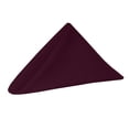 thumbnail image 1 of Ultimate Textile (3 Dozen) Cotton-feel 17 x 17-Inch Cloth Napkins - for Wedding and Banquet, Hotel or Home Fine Dining use, Burgundy Dark Red, 1 of 3