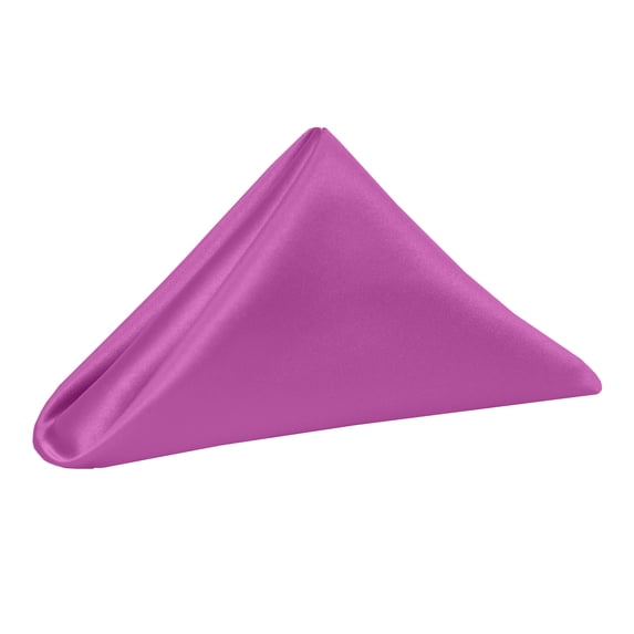 Ultimate Textile (3 Dozen) Satin 17 x 17-Inch Napkins - for Wedding, Special Event or Banquet use, Rose Pink