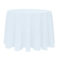 thumbnail image 1 of Ultimate Textile (3 Pack) 102-Inch Round Polyester Linen Tablecloth - for Wedding, Restaurant or Banquet use, Ice Blue, 1 of 4
