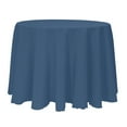 thumbnail image 1 of Ultimate Textile (3 Pack) 102-Inch Round Polyester Linen Tablecloth - for Wedding, Restaurant or Banquet use, Wedgewood Blue, 1 of 4