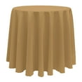 thumbnail image 1 of Ultimate Textile (3 Pack) 108-Inch Round Polyester Linen Tablecloth - for Wedding, Restaurant or Banquet use, Toast Dark Brown, 1 of 4