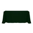 thumbnail image 1 of Ultimate Textile (3 Pack) 108 x 132-Inch Rectangular Polyester Linen Tablecloth with Rounded Corners - for Wedding, Restaurant or Banquet use, Forest Green, 1 of 4