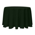 thumbnail image 1 of Ultimate Textile (3 Pack) 114-Inch Round Polyester Linen Tablecloth - for Wedding, Restaurant or Banquet use, Forest Green, 1 of 4