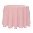 thumbnail image 1 of Ultimate Textile (3 Pack) 120-Inch Round Polyester Linen Tablecloth - for Wedding, Restaurant or Banquet use, Dusty Rose Pink, 1 of 4