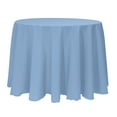 thumbnail image 1 of Ultimate Textile (3 Pack) 120-Inch Round Polyester Linen Tablecloth - for Wedding, Restaurant or Banquet use, Slate Blue, 1 of 4