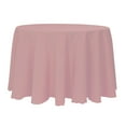 thumbnail image 1 of Ultimate Textile (3 Pack) 132-Inch Round Polyester Linen Tablecloth - for Wedding, Restaurant or Banquet use, Mauve, 1 of 4
