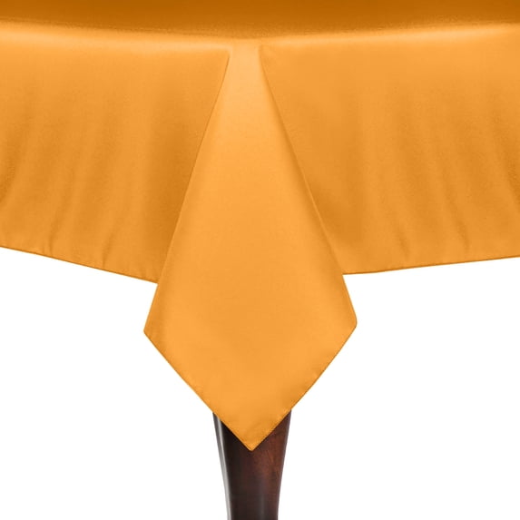 Ultimate Textile (3 Pack) 54 x 96-Inch Rectangle Tablecloth - for Wedding, Restaurant or Banquet use, Neon Orange