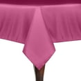 thumbnail image 1 of Ultimate Textile (3 Pack) 60 x 120-inch Rectangular Polyester Linen Tablecloth - for Wedding, Restaurant or Banquet use, Hot Pink, 1 of 4