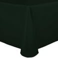 thumbnail image 1 of Ultimate Textile (3 Pack) 72 x 120-Inch Oval Polyester Linen Tablecloth - for Home Dining Tables, Forest Green, 1 of 3