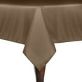 thumbnail image 1 of Ultimate Textile (3 Pack) 84 x 84-Inch Square Polyester Linen Tablecloth - for Wedding, Restaurant or Banquet use, Toast Dark Brown, 1 of 4