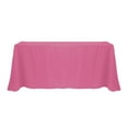 thumbnail image 1 of Ultimate Textile (3 Pack) 90 x 132-Inch Rectangular Polyester Linen Tablecloth with Rounded Corners - for Wedding, Restaurant or Banquet use, Watermelon, 1 of 4