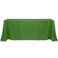 thumbnail image 1 of Ultimate Textile (3 Pack) 90 x 156-Inch Rectangular Polyester Linen Tablecloth with Rounded Corners - for Wedding, Restaurant or Banquet use, Moss Green, 1 of 4