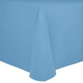 thumbnail image 1 of Ultimate Textile (3 Pack) Cotton-feel 54 x 96-Inch Oval Tablecloth - for Home Dining Tables, Light Baby Blue, 1 of 3