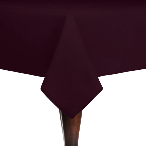 Ultimate Textile (3 Pack) Cotton-feel 60 x 90-Inch Rectangular Tablecloth - for Wedding and Banquet, Hotel or Home Fine Dining use, Burgundy Dark Red
