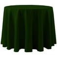 thumbnail image 1 of Ultimate Textile (3 Pack) Cotton-feel 84-Inch Round Tablecloth - for Wedding and Banquet, Hotel or Home Fine Dining use, Hunter Green, 1 of 3