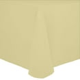 thumbnail image 1 of Ultimate Textile (3 Pack) Cotton-feel 90 x 132-Inch Rectangular Tablecloth - for Wedding and Banquet, Hotel or Home Fine Dining use, Cornsilk Light Yellow, 1 of 3