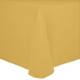 thumbnail image 1 of Ultimate Textile (3 Pack) Cotton-feel 90 x 132-Inch Rectangular Tablecloth - for Wedding and Banquet, Hotel or Home Fine Dining use, Gold, 1 of 3