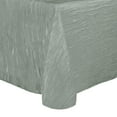 thumbnail image 1 of Ultimate Textile (3 Pack) Crinkle Taffeta - Delano 90 x 156-Inch Rectangular Tablecloth - for Party, Wedding, Home Dining, Hotel and Catering use, Platinum Dark Grey, 1 of 3
