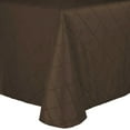 thumbnail image 1 of Ultimate Textile (3 Pack) Embroidered Pintuck Taffeta 72 x 120-Inch Oval Tablecloth Burnt Gold, 1 of 2