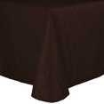 thumbnail image 1 of Ultimate Textile (3 Pack) Embroidered Pintuck Taffeta 90 x 132-Inch Rectangle Tablecloth with Rounded Corners Espresso Dark Brown, 1 of 3