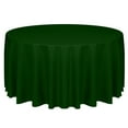 thumbnail image 1 of Ultimate Textile (3 Pack) Faux Burlap - Havana 108-Inch Round Tablecloth - Basket Weave, Hunter Green, 1 of 3