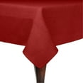 thumbnail image 1 of Ultimate Textile (3 Pack) Faux Burlap - Havana 52 x 70-Inch Rectangular Tablecloth - Basket Weave, Holiday Red, 1 of 3