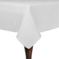 thumbnail image 1 of Ultimate Textile (3 Pack) Faux Burlap - Havana 54 x 54-Inch Square Tablecloth - Basket Weave, White, 1 of 3