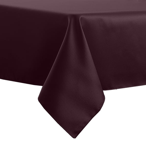 Ultimate Textile (3 Pack) Herringbone - Fandango 54 x 96-Inch Rectangular Tablecloth, Burgundy Red