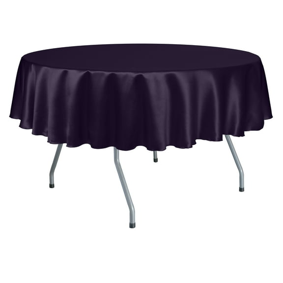 Ultimate Textile (3 Pack) Herringbone - Fandango 58-Inch Round Tablecloth, Purple