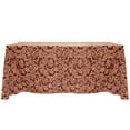 thumbnail image 1 of Ultimate Textile (3 Pack) Miranda 108 x 156-Inch Rectangular Damask Tablecloth - Jacquard Weave, Bordeaux, 1 of 3