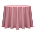 thumbnail image 1 of Ultimate Textile (3 Pack) Poly-cotton Twill 114-Inch Round Tablecloth - for Restaurant and Catering, Hotel or Home Dining use, Dusty Rose Pink, 1 of 3