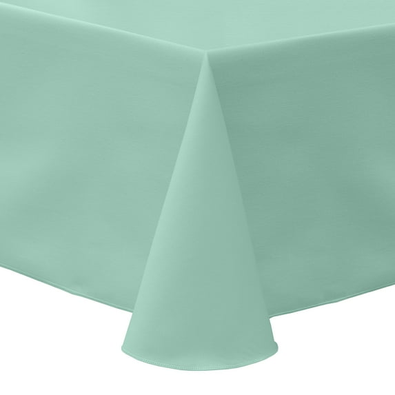 Ultimate Textile (3 Pack) Poly-cotton Twill 120 x 120-Inch Square Tablecloth - for Restaurant and Catering, Hotel or Home Dining use, Seamist Light Green