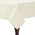 thumbnail image 1 of Ultimate Textile (3 Pack) Poly-cotton Twill 54 x 54-Inch Square Tablecloth - for Restaurant and Catering, Hotel or Home Dining use, Ivory Cream, 1 of 3