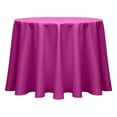 thumbnail image 1 of Ultimate Textile (3 Pack) Poly-cotton Twill 72-Inch Round Tablecloth - for Restaurant and Catering, Hotel or Home Dining use, Raspberry Red, 1 of 3