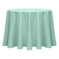thumbnail image 1 of Ultimate Textile (3 Pack) Poly-cotton Twill 84-Inch Round Tablecloth - for Restaurant and Catering, Hotel or Home Dining use, Seamist Light Green, 1 of 3