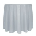 thumbnail image 1 of Ultimate Textile (3 Pack) Reversible Shantung Satin - Majestic 108-Inch Round Tablecloth - for Weddings, Home Parties and Special Event use, Silver, 1 of 4