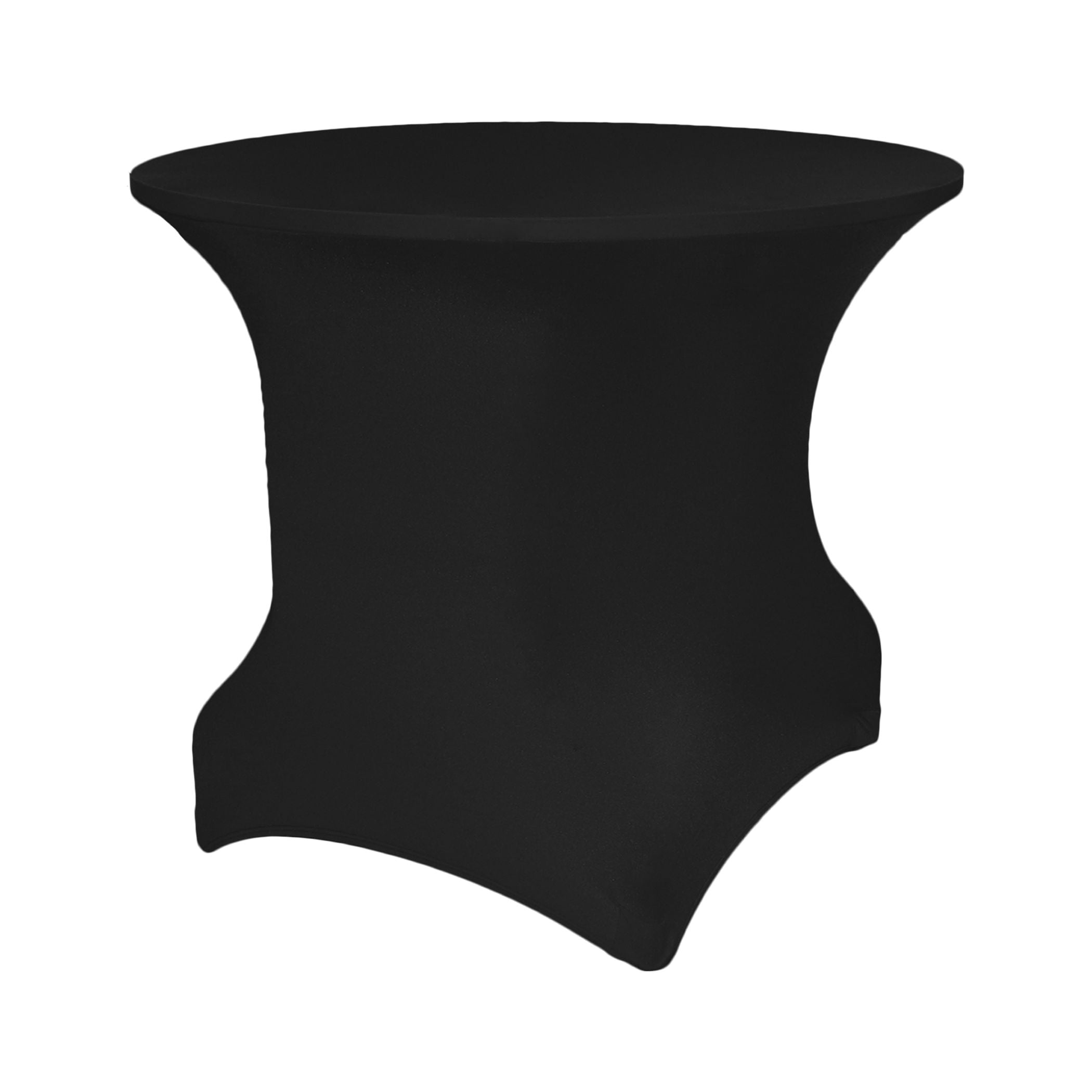 Ultimate Textile (3 Pack) Round Fitted Stretch Spandex Table Cover ...
