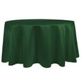 thumbnail image 1 of Ultimate Textile (3 Pack) Satin 120-Inch Round Tablecloth - for Wedding, Special Event or Banquet use, Hunter Green, 1 of 4
